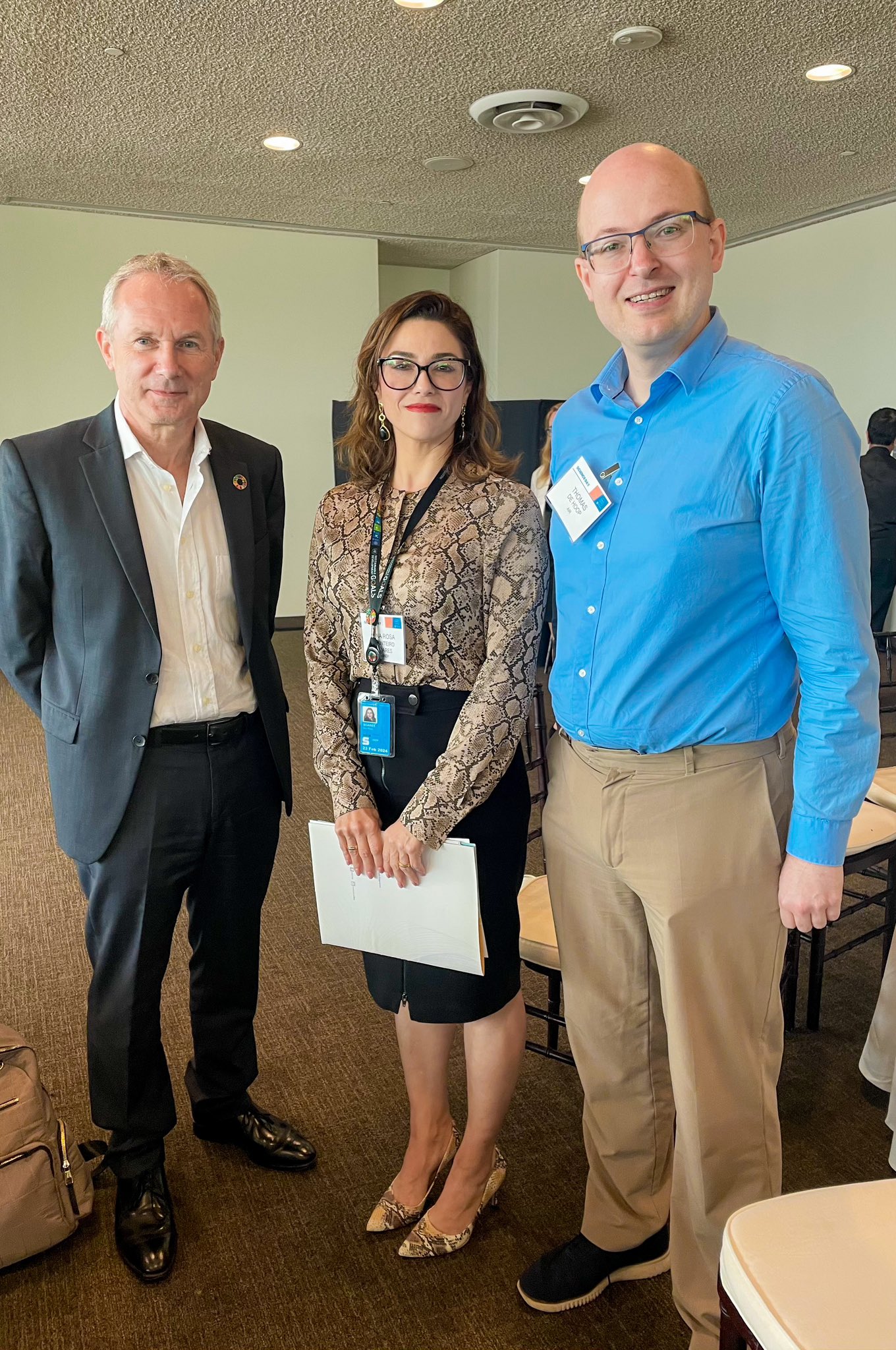 The SDG Synthesis Coalition and AIR teams with the UN PGA.
